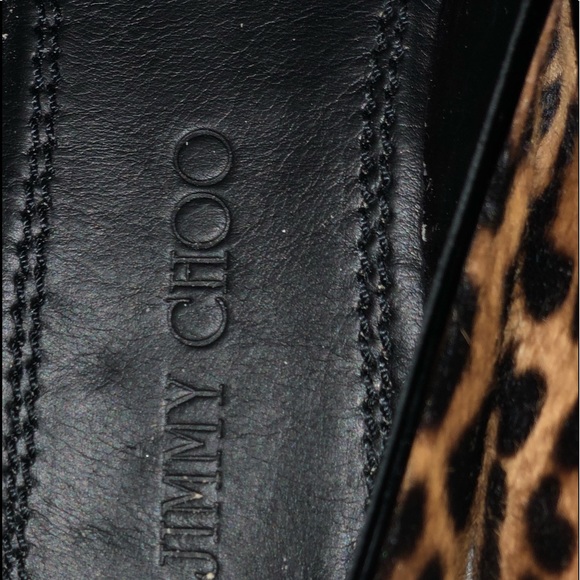 MENS SHOES JIMMY CHOO Euro42 SIZE 9 LEOPARD PRINT - Picture 5 of 10